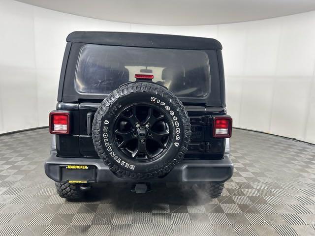 used 2021 Jeep Wrangler car, priced at $27,220