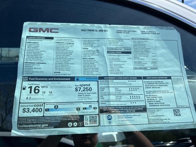 new 2024 GMC Yukon XL car, priced at $75,545