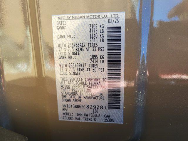 new 2025 Nissan Rogue car, priced at $33,203
