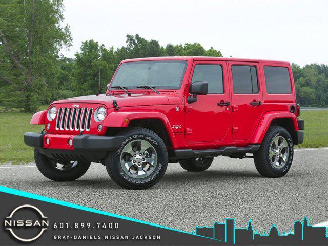 used 2017 Jeep Wrangler Unlimited car, priced at $19,321