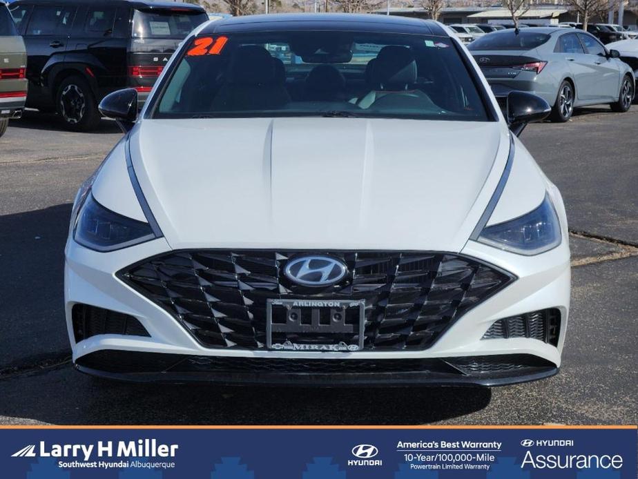 used 2021 Hyundai Sonata car, priced at $21,500