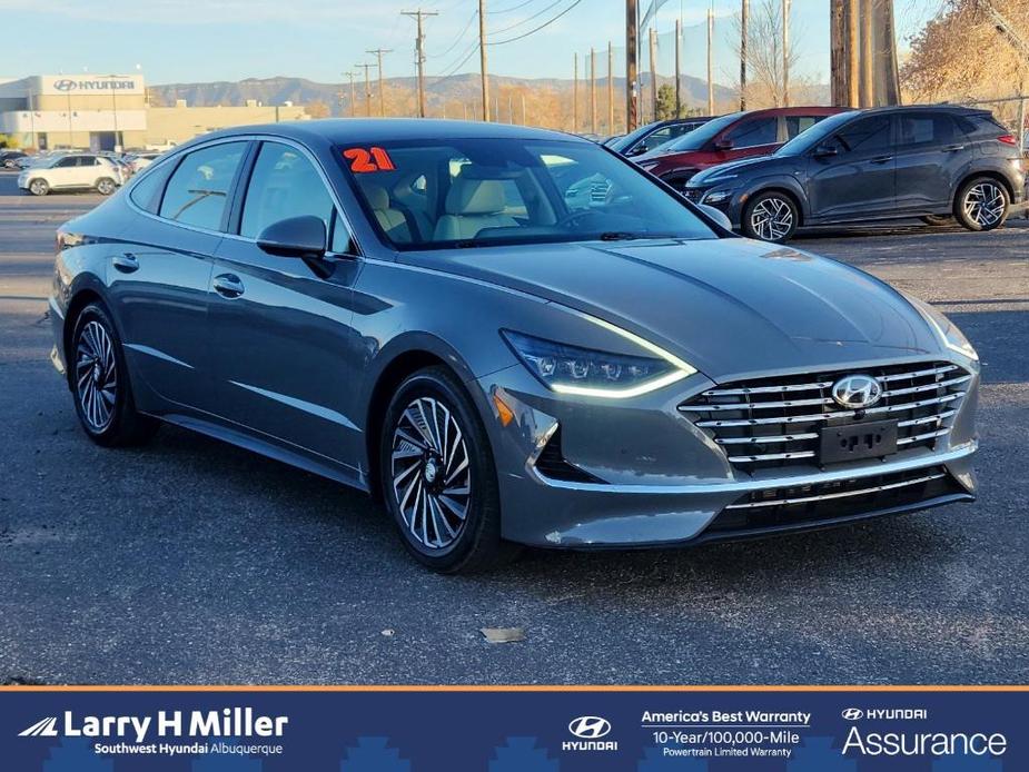 used 2021 Hyundai Sonata Hybrid car, priced at $22,750