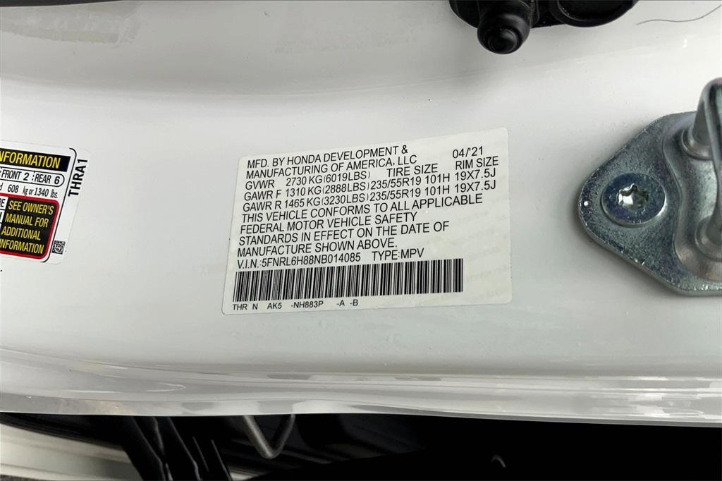 used 2022 Honda Odyssey car, priced at $27,559