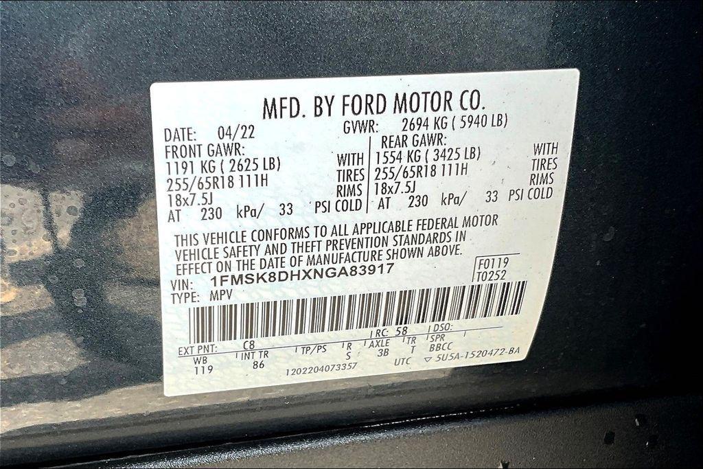 used 2022 Ford Explorer car, priced at $24,900