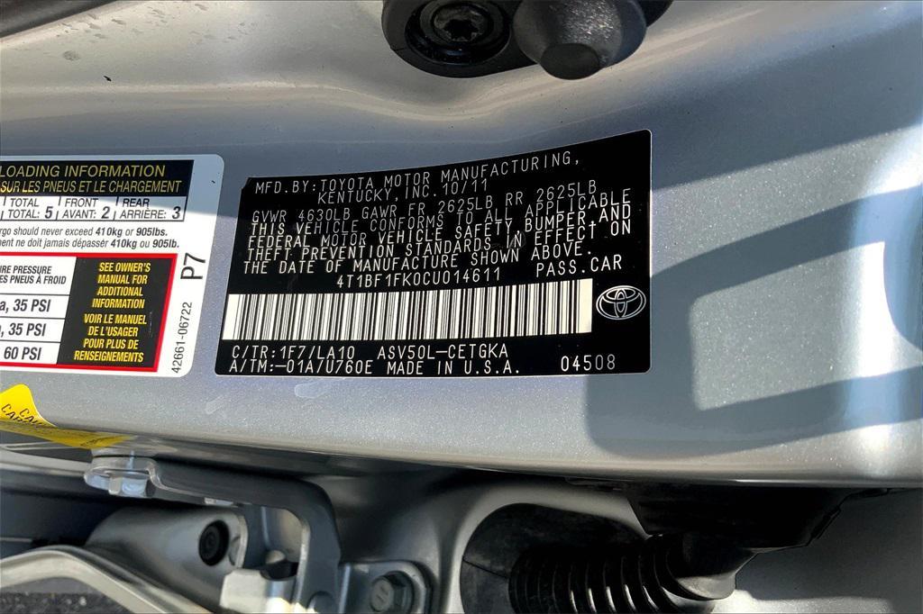used 2012 Toyota Camry car, priced at $10,990