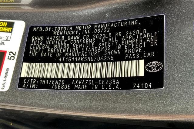 used 2022 Toyota Camry car, priced at $24,000