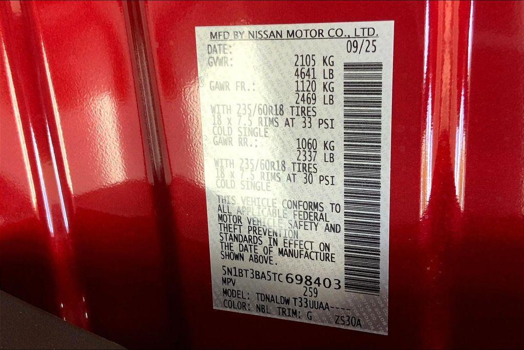 new 2026 Nissan Rogue car, priced at $28,920