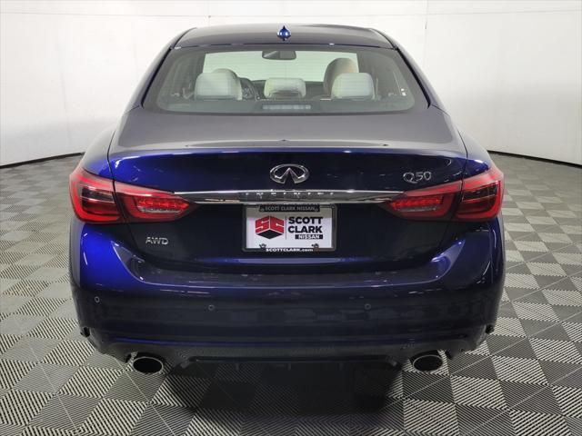 used 2021 INFINITI Q50 car, priced at $34,000