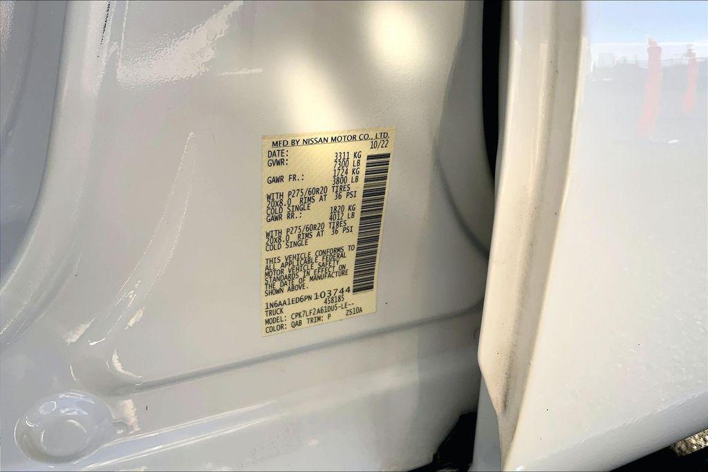 used 2023 Nissan Titan car, priced at $49,999