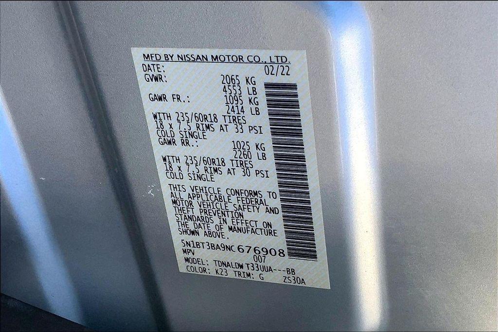 used 2022 Nissan Rogue car, priced at $18,773