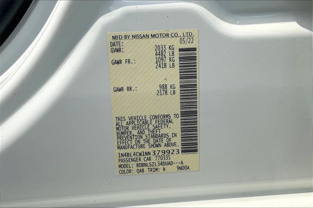 used 2022 Nissan Altima car, priced at $26,500