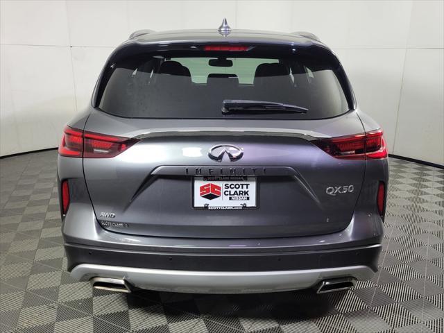 used 2022 INFINITI QX50 car, priced at $29,500