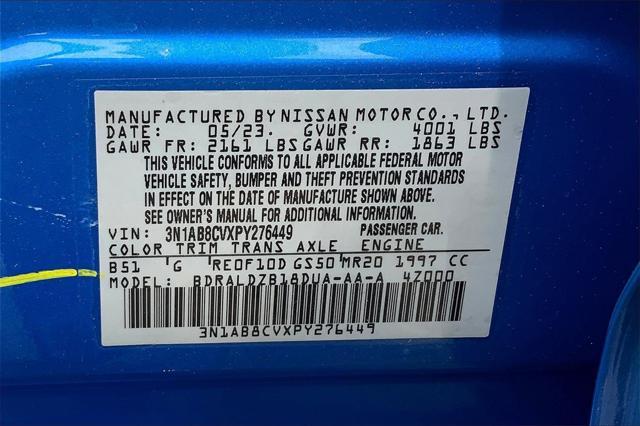 used 2023 Nissan Sentra car, priced at $16,500