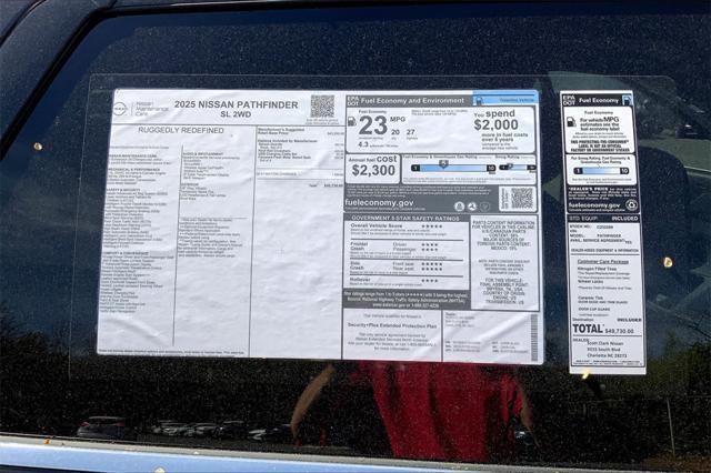 new 2025 Nissan Pathfinder car, priced at $41,129