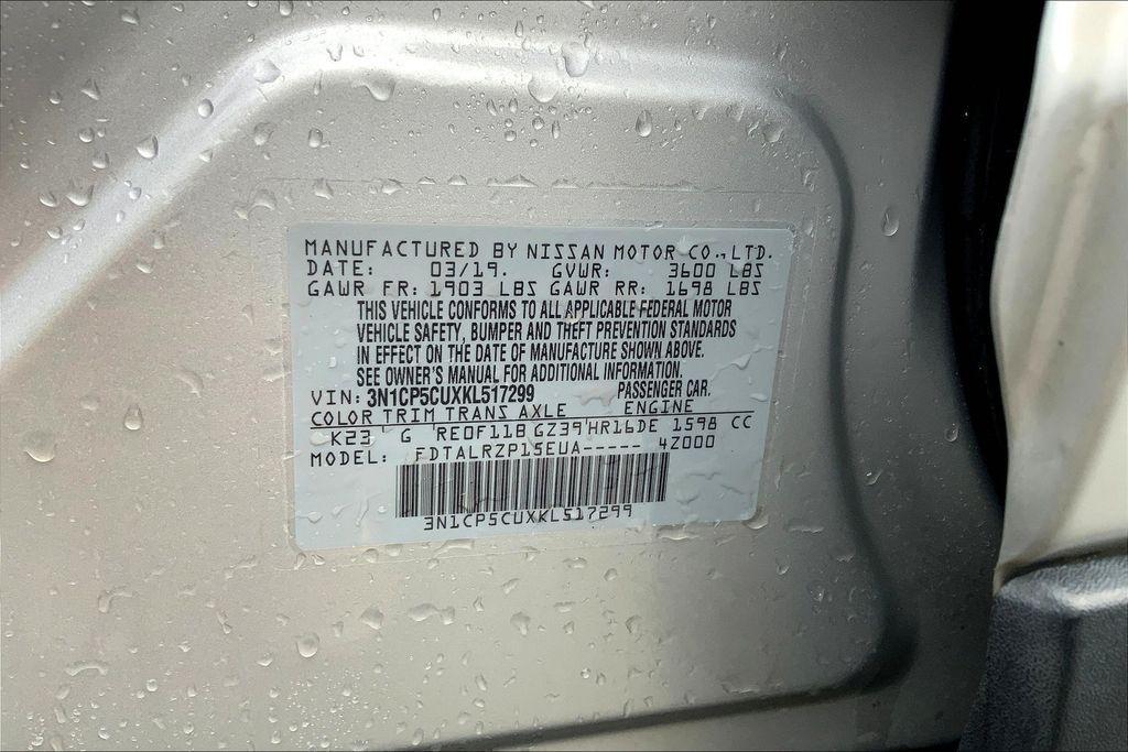 used 2019 Nissan Kicks car, priced at $7,942