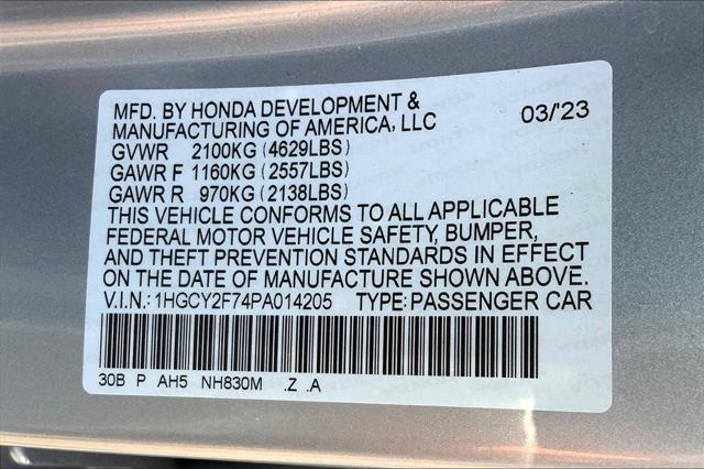 used 2023 Honda Accord car, priced at $32,152