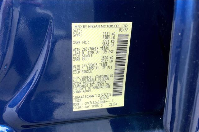used 2022 Nissan Titan car, priced at $31,240