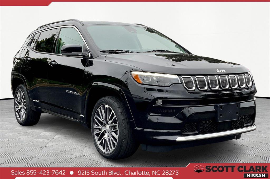 used 2022 Jeep Compass car, priced at $23,500