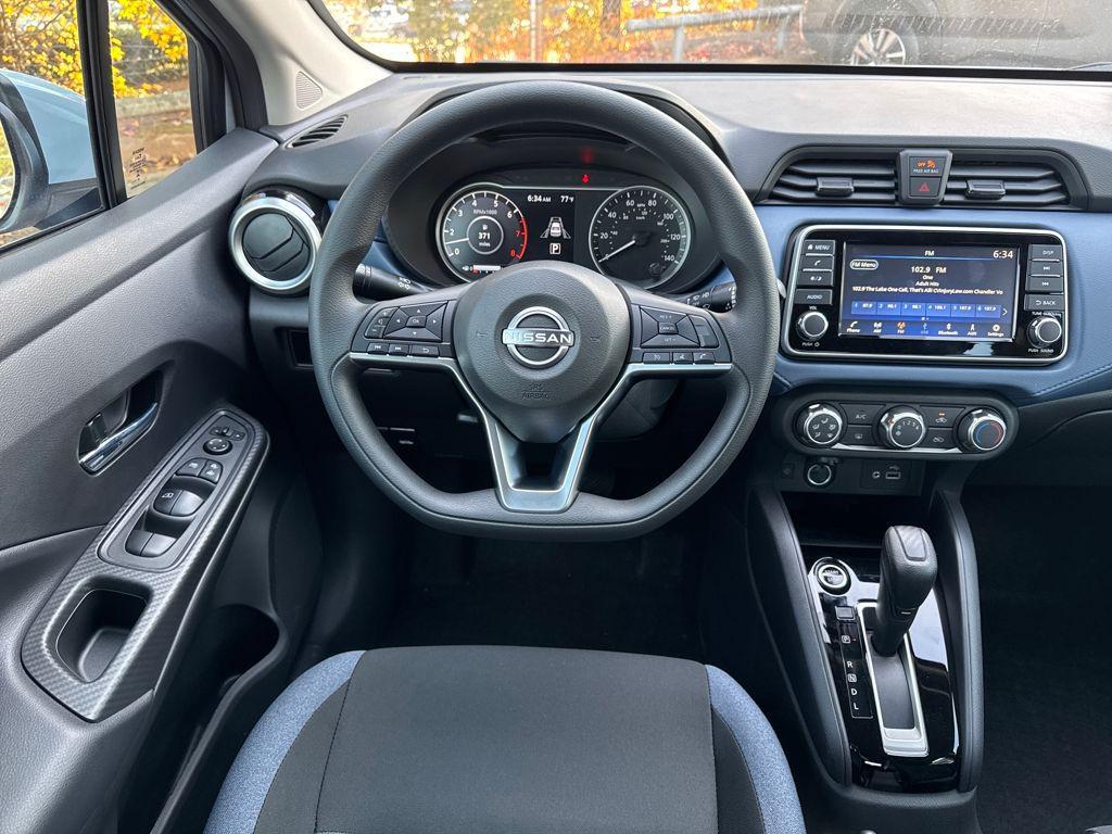 new 2025 Nissan Versa car, priced at $20,550