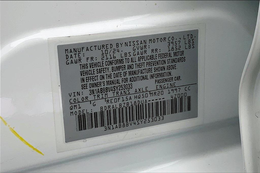 used 2025 Nissan Sentra car, priced at $22,000