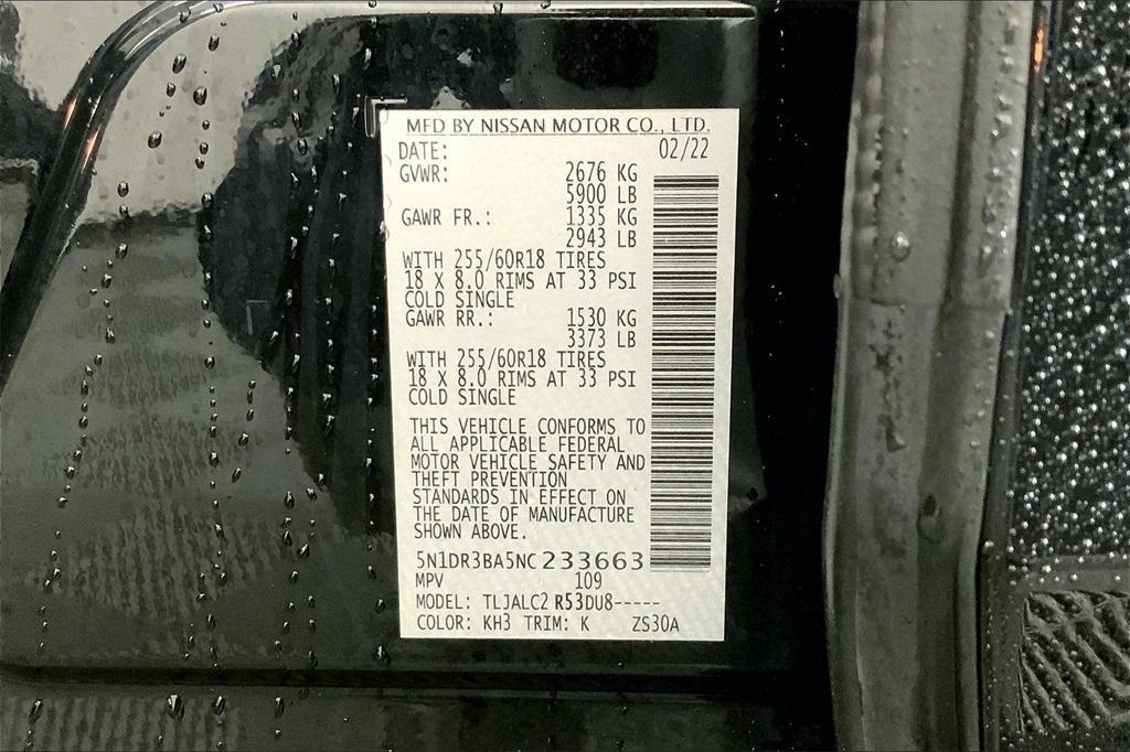 used 2022 Nissan Pathfinder car