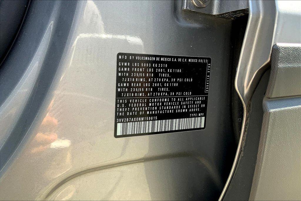 used 2022 Volkswagen Tiguan car, priced at $22,771