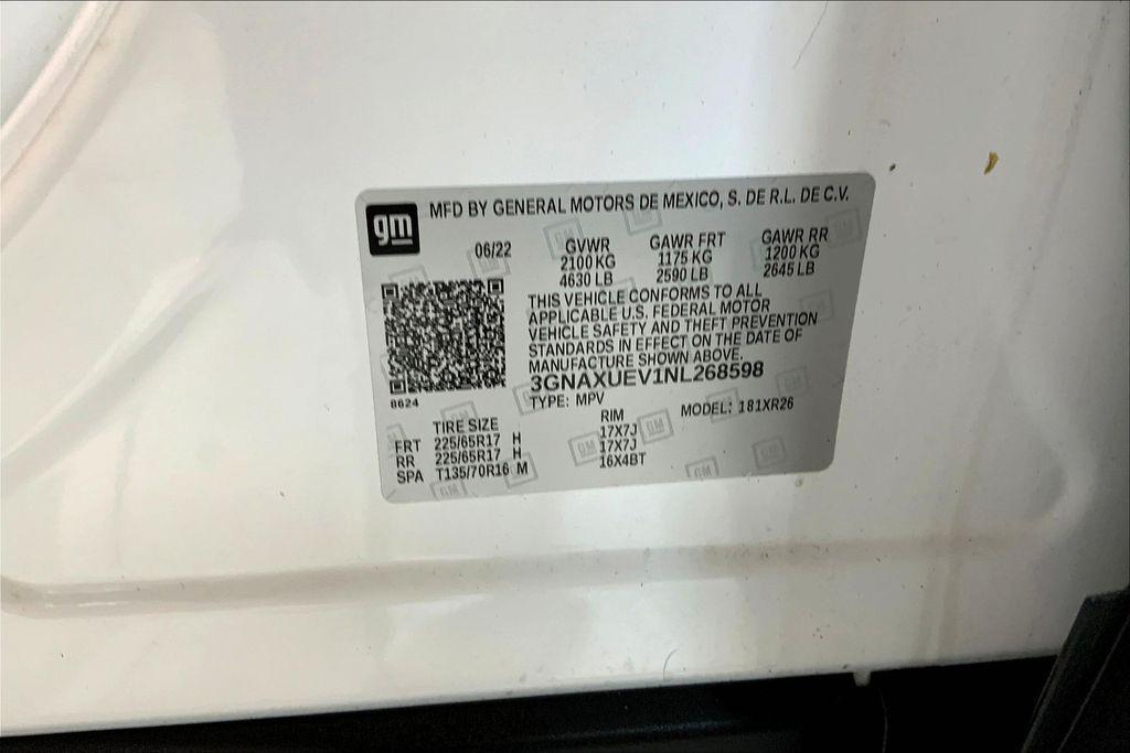 used 2022 Chevrolet Equinox car, priced at $19,478