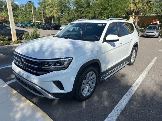 used 2021 Volkswagen Atlas car, priced at $25,000