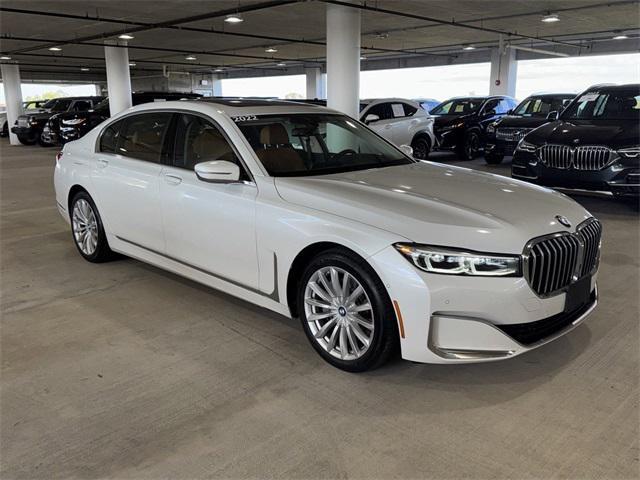 used 2022 BMW 740 car, priced at $50,000