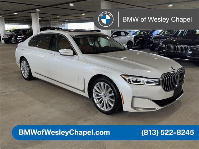 used 2022 BMW 740 car, priced at $50,000