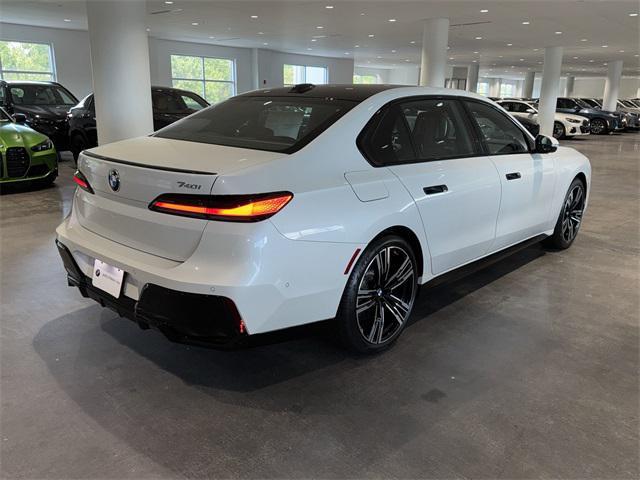 new 2025 BMW 740 car, priced at $105,985