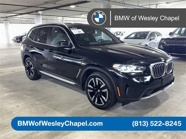 used 2022 BMW X3 car, priced at $35,700