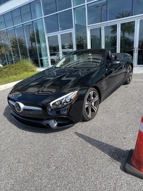 used 2018 Mercedes-Benz SL 450 car, priced at $44,000