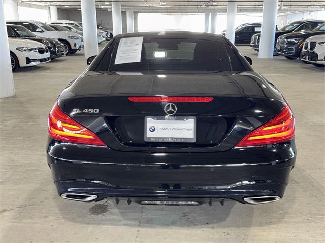 used 2018 Mercedes-Benz SL 450 car, priced at $44,000