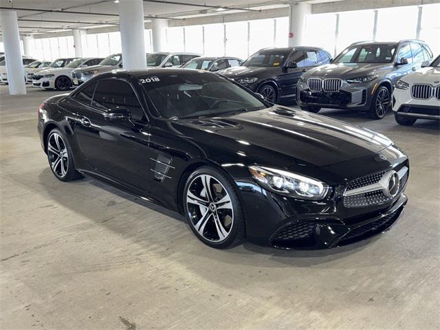 used 2018 Mercedes-Benz SL 450 car, priced at $44,000