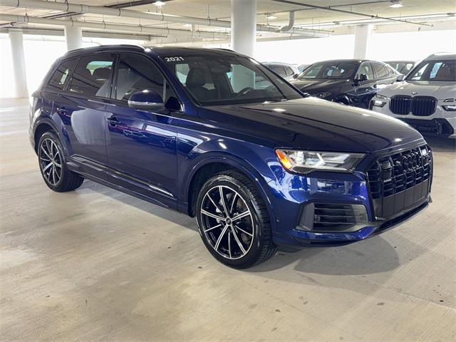 used 2021 Audi Q7 car, priced at $33,900
