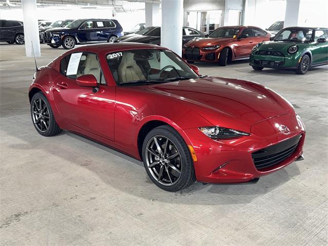 used 2017 Mazda MX-5 Miata RF car, priced at $22,620
