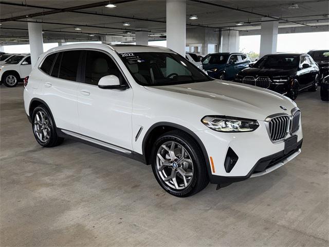 used 2022 BMW X3 car, priced at $31,457