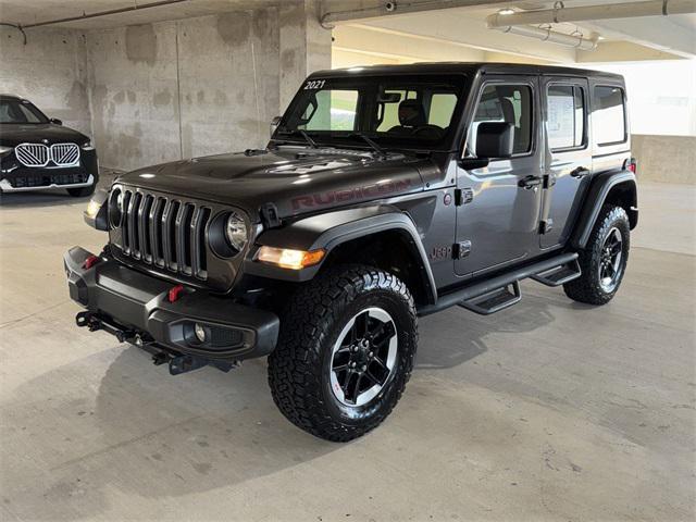 used 2021 Jeep Wrangler Unlimited car, priced at $35,200