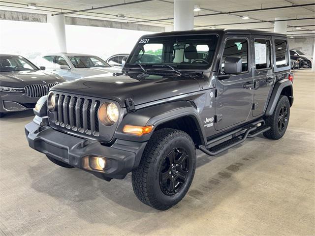 used 2021 Jeep Wrangler Unlimited car, priced at $31,400