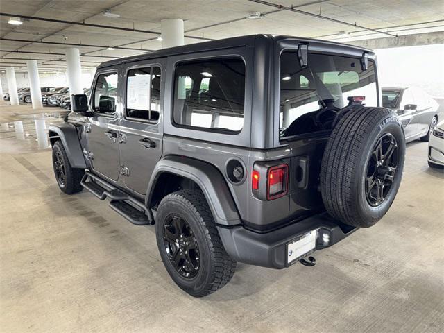 used 2021 Jeep Wrangler Unlimited car, priced at $31,400