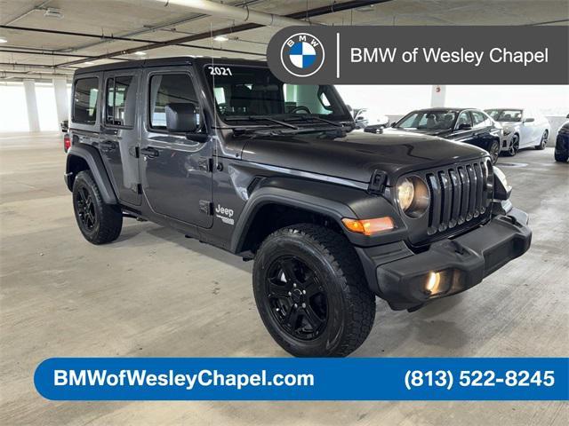 used 2021 Jeep Wrangler Unlimited car, priced at $32,400