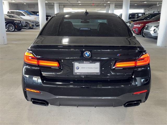 used 2022 BMW M550 car, priced at $53,000