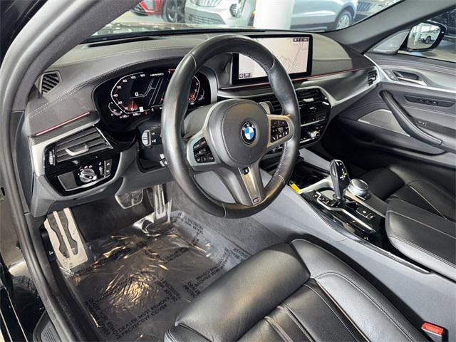 used 2022 BMW M550 car, priced at $53,000