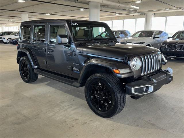 used 2021 Jeep Wrangler Unlimited car, priced at $32,400