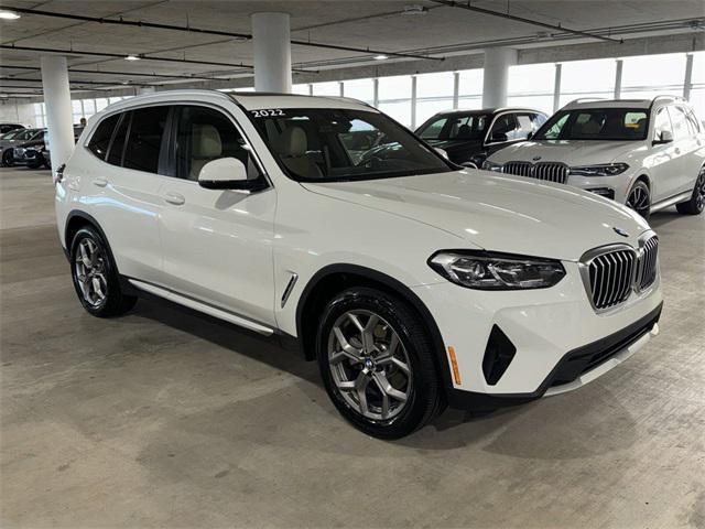 used 2022 BMW X3 car, priced at $37,500