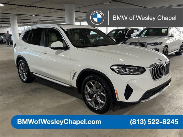 used 2022 BMW X3 car, priced at $37,500