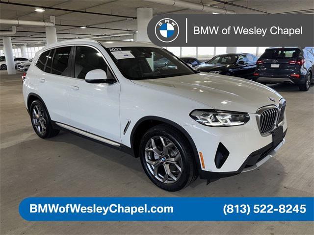 used 2022 BMW X3 car, priced at $35,400