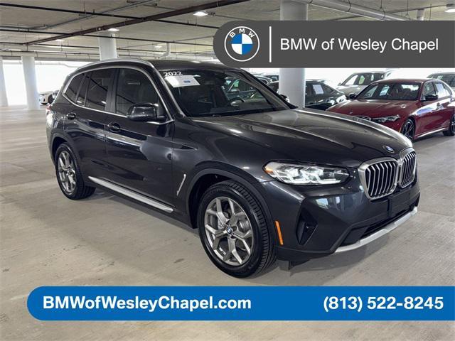 used 2022 BMW X3 car, priced at $34,400