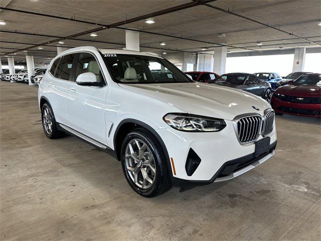 used 2022 BMW X3 car, priced at $32,900